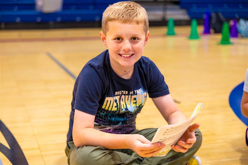 Westwood Elementary students sing